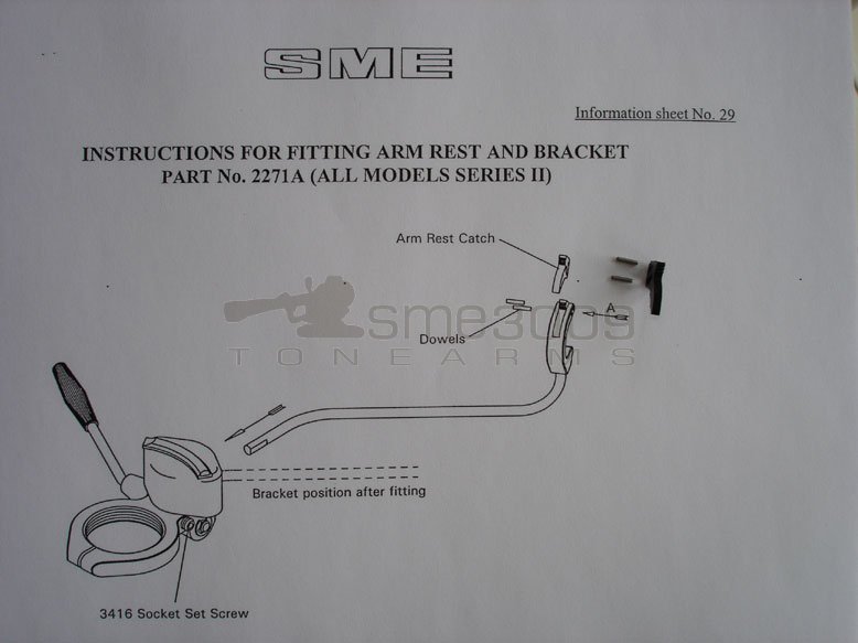 SME Arm Rest Catch - Click Image to Close