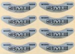 SME 3009 Base Plate Label SME 3009 Base Plate Label