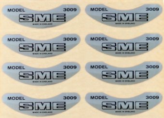 SME 3009 Base Plate Label