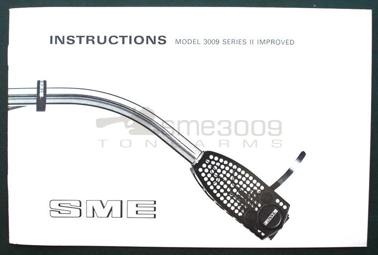 (image for) SME 3009 Series II Improved Owners Manual TEXT_CLOSE_WINDOW