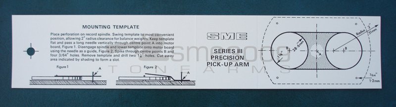 SME Series III Mounting Template - Click Image to Close