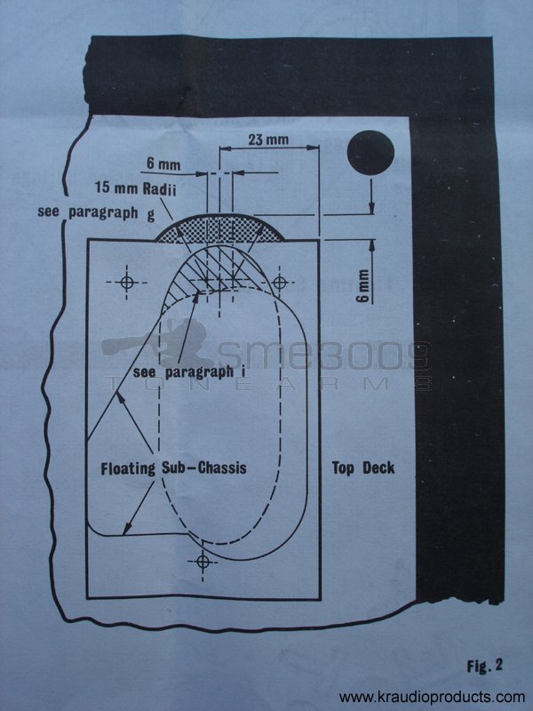 (image for) SME 3009 / 3012 / Series III TD-160 Thorens Adapter TEXT_CLOSE_WINDOW