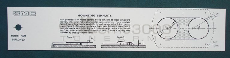 SME 3009 Mounting Template - Click Image to Close