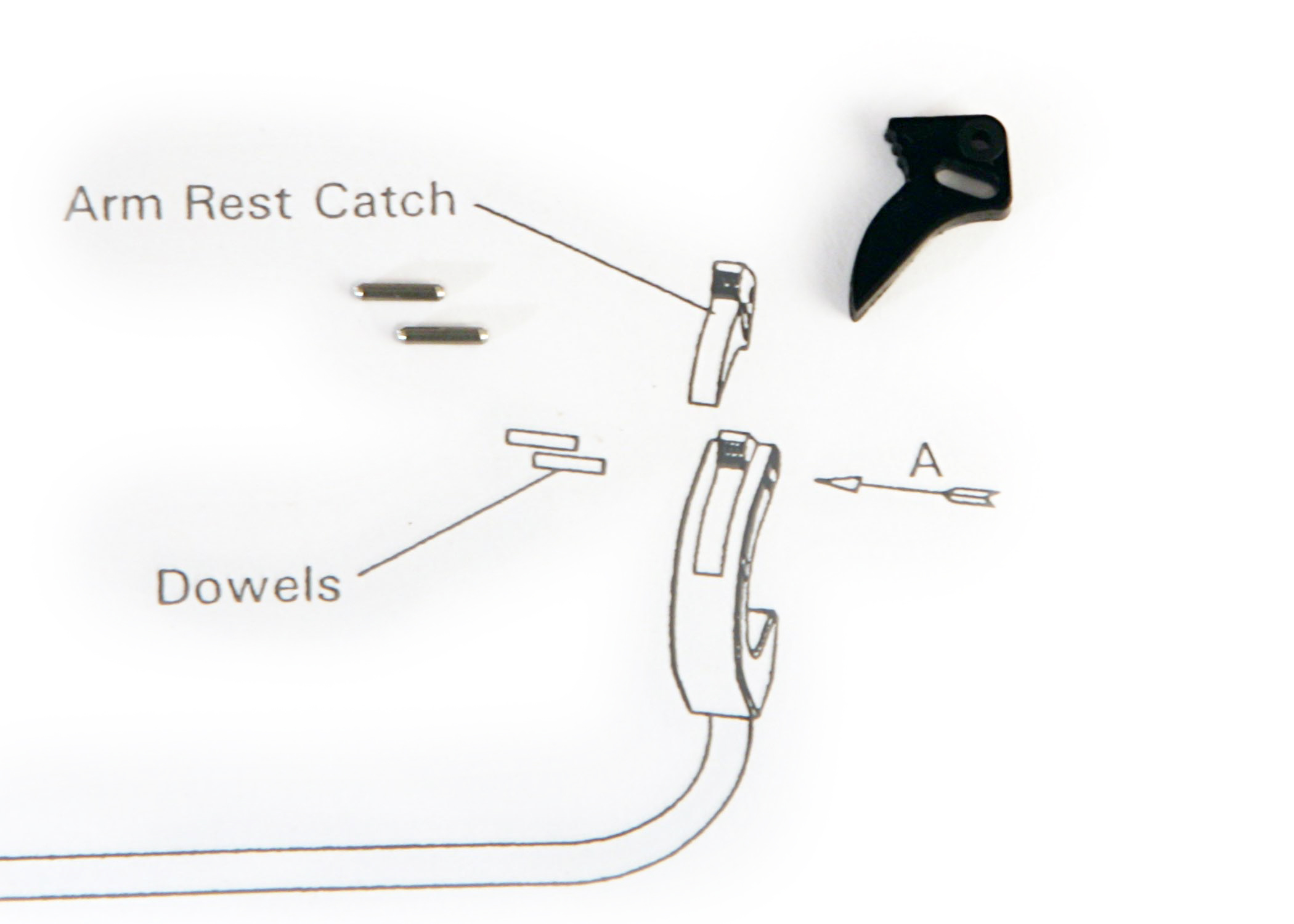 SME Arm Rest Catch - Click Image to Close